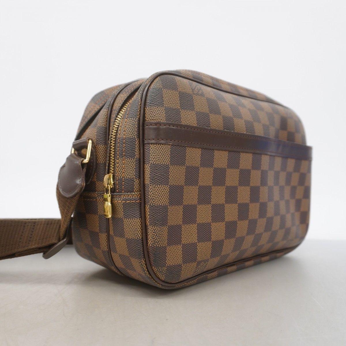 Louis Vuitton Shoulder Bag Damier Reporter PM Ebene — view 2