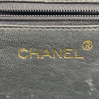 Chanel Shoulder Bag Quilted Lambskin Black Gold — view 5