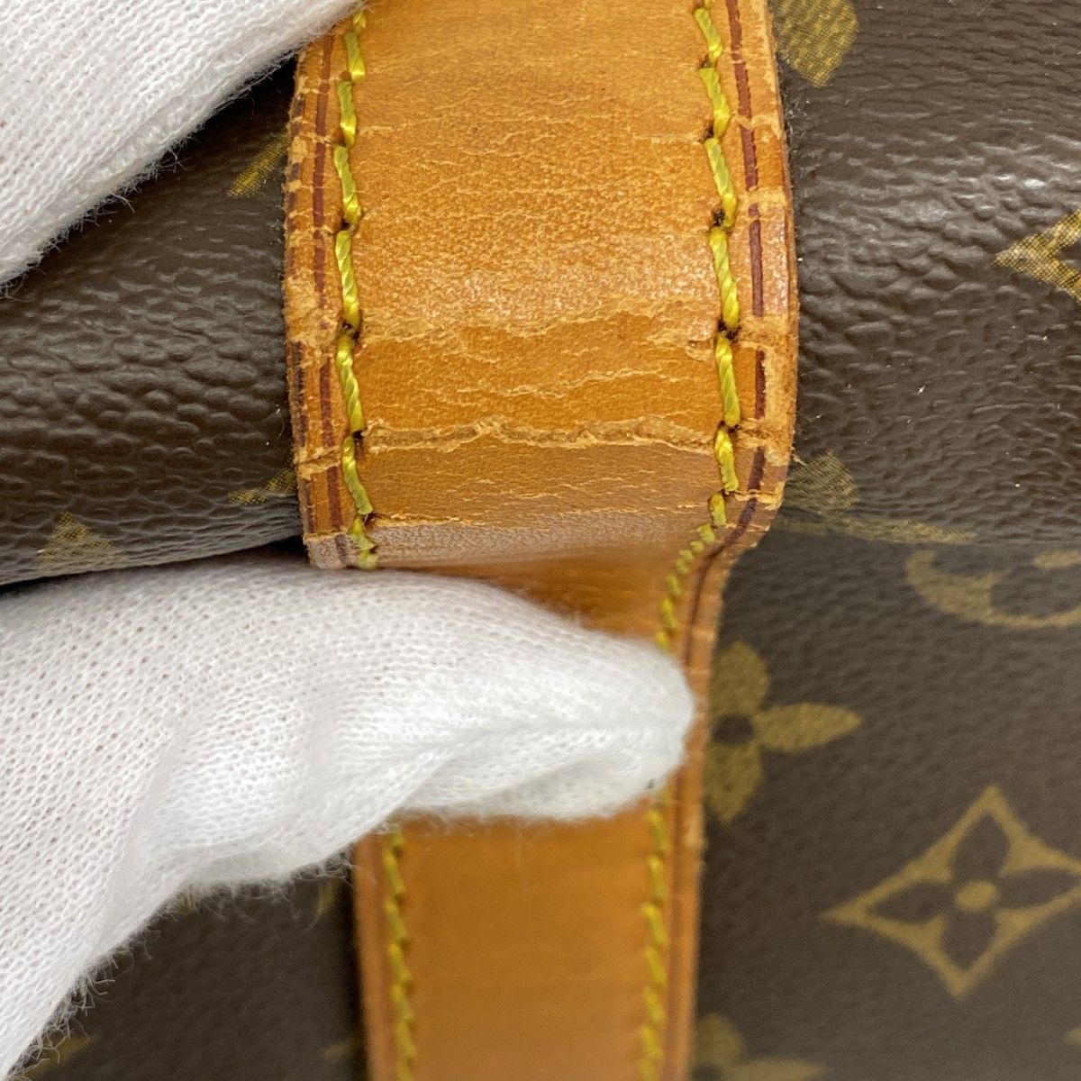 Louis Vuitton Boston Bag Monogram Keepall Bandouliere 60 Brown — view 7