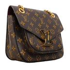 Louis Vuitton Shoulder Bag Monogram Passy Brown Black Cles — view 2