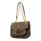Louis Vuitton Shoulder Bag Monogram Passy Brown Black Cles