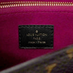 Louis Vuitton Shoulder Bag Monogram Passy Brown Black Cles — view 5
