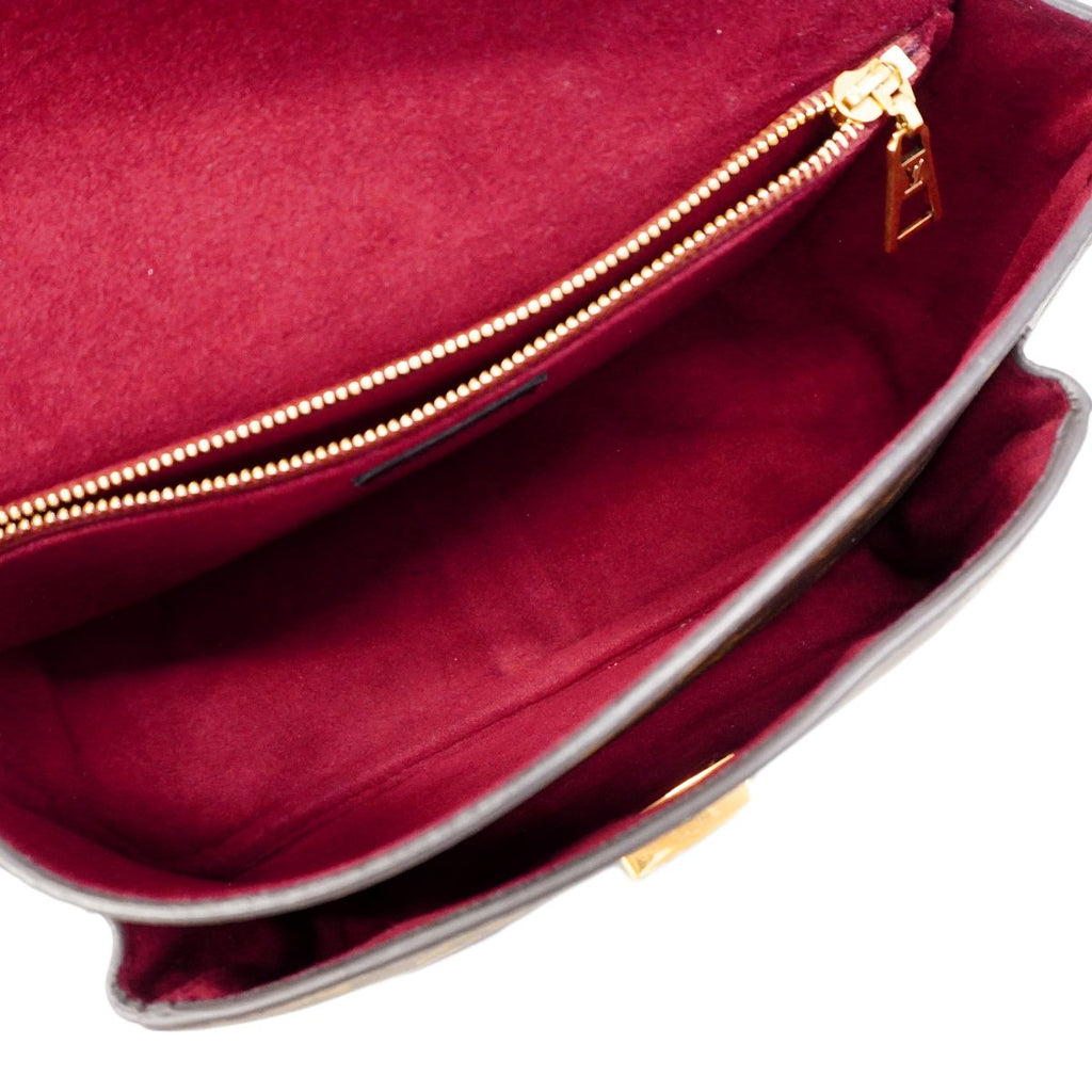 Louis Vuitton Shoulder Bag Monogram Passy Brown Black Cles — view 4