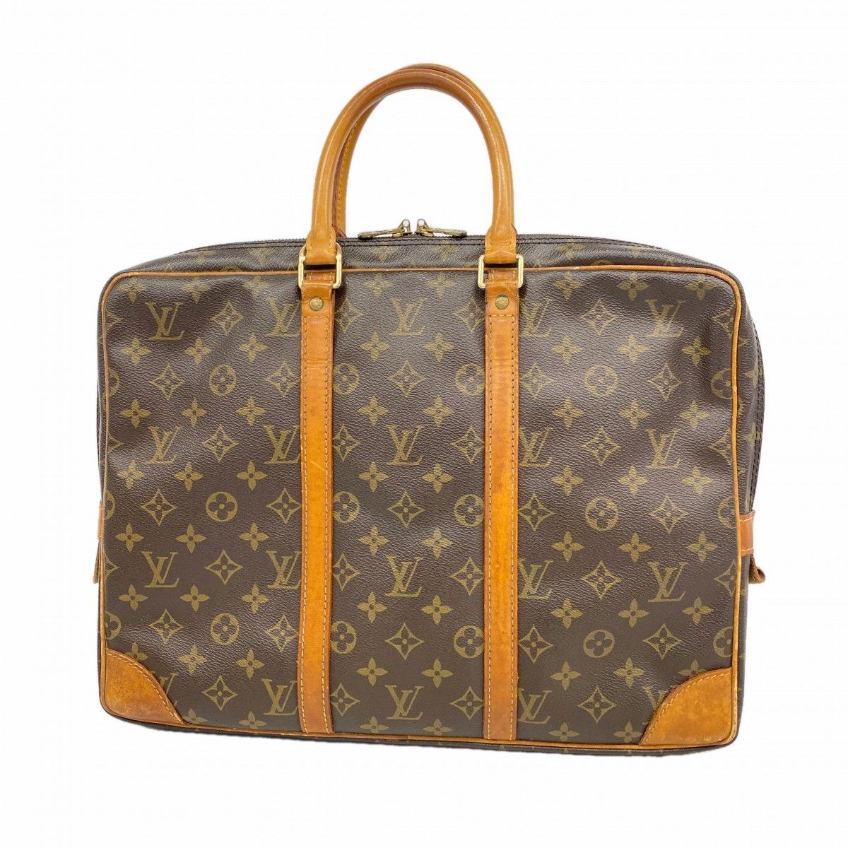 Louis Vuitton Business Bag Monogram Porte Documents Voyage Brown