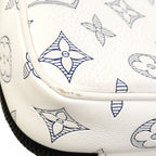 Louis Vuitton Shoulder Bag Monogram Shadow Alpha Wearable Wallet NV White — view 6