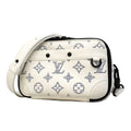 Louis Vuitton Shoulder Bag Monogram Shadow Alpha Wearable Wallet NV White