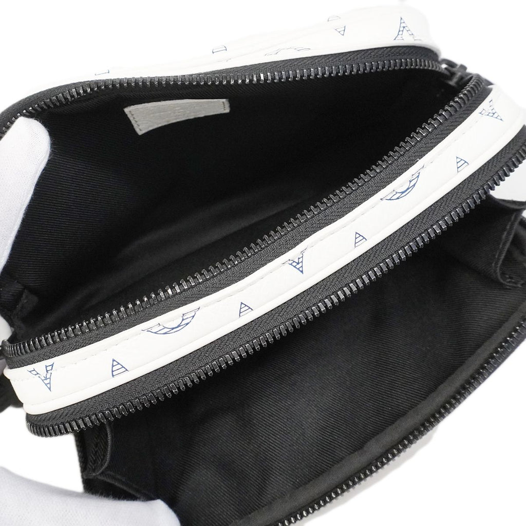 Louis Vuitton Shoulder Bag Monogram Shadow Alpha Wearable Wallet NV White — view 4