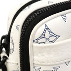 Louis Vuitton Shoulder Bag Monogram Shadow Alpha Wearable Wallet NV White — view 7