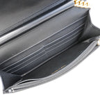 Chanel Shoulder Wallet Boy Caviar Leather Black Gold — view 4