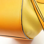 Loewe Handbag Hammock Bag Small 2-Way Orange Yellow Leather — view 6