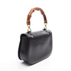 Gucci Vintage Bamboo 2-Way 000 01 Black Leather Shoulder — view 2