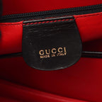 Gucci Vintage Bamboo 2-Way 000 01 Black Leather Shoulder — view 4