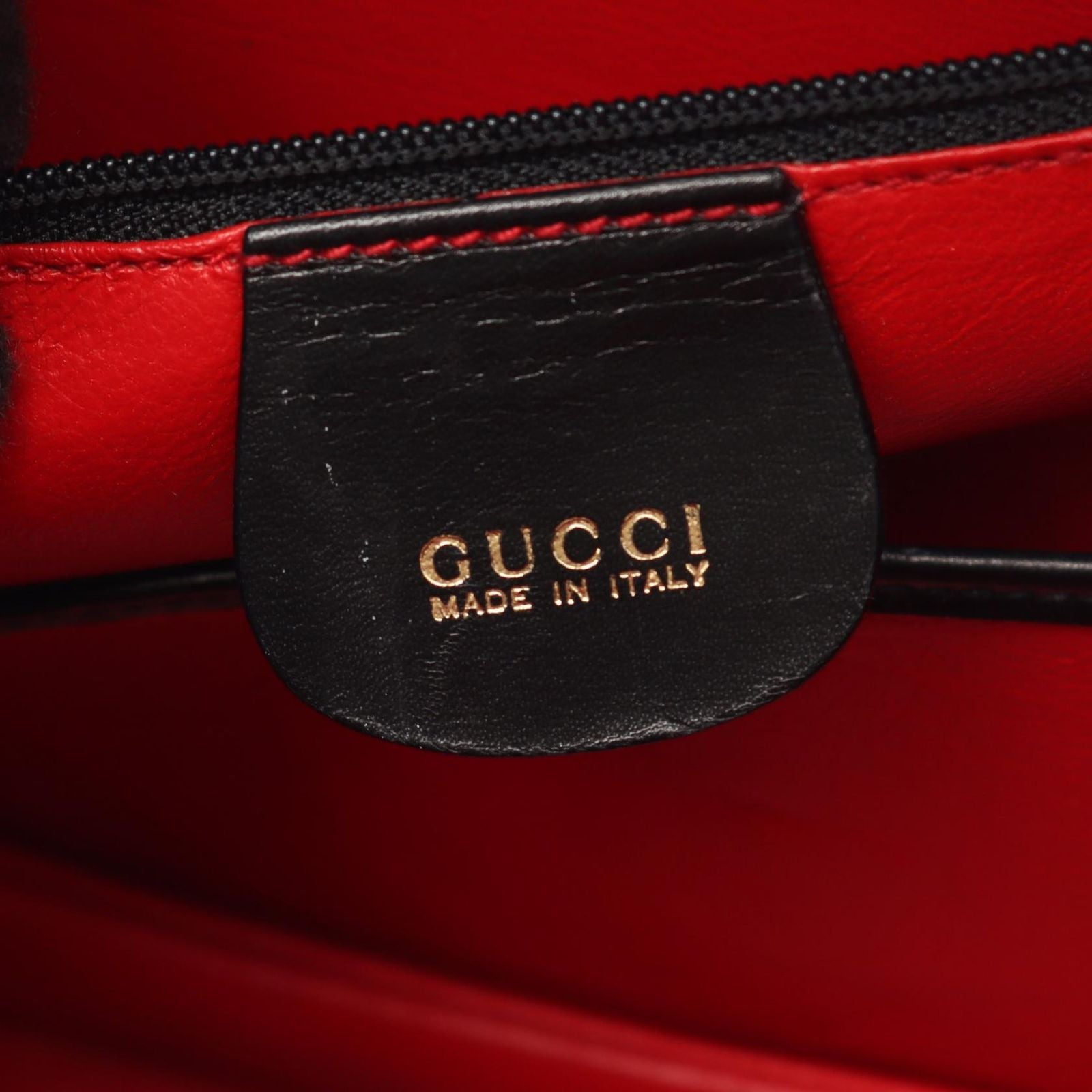 Gucci Vintage Bamboo 2-Way 000 01 Black Leather Shoulder — view 4