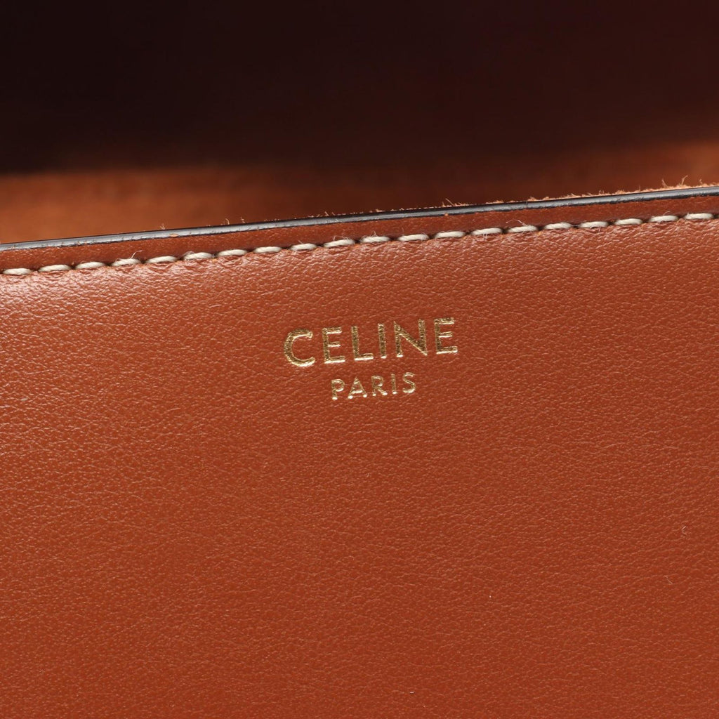 Celine Shoulder Bag Teen Soft 16 Brown Leather — view 4