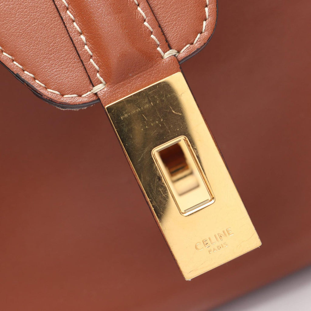 Celine Shoulder Bag Teen Soft 16 Brown Leather — view 7