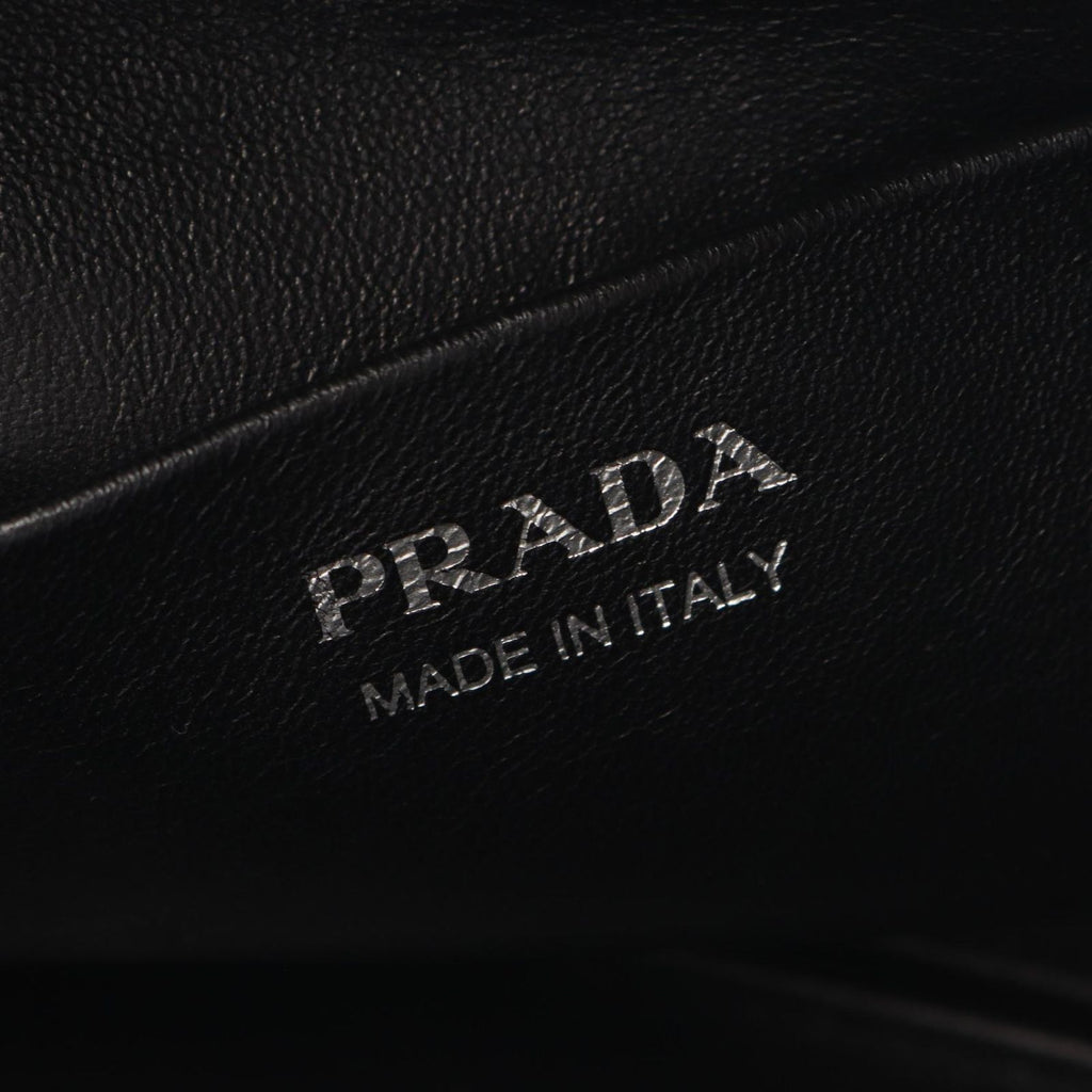 Prada Super Nova Small 2-Way White Navy Leather Shoulder — view 4