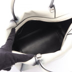 Prada Super Nova Small 2-Way White Navy Leather Shoulder — view 3