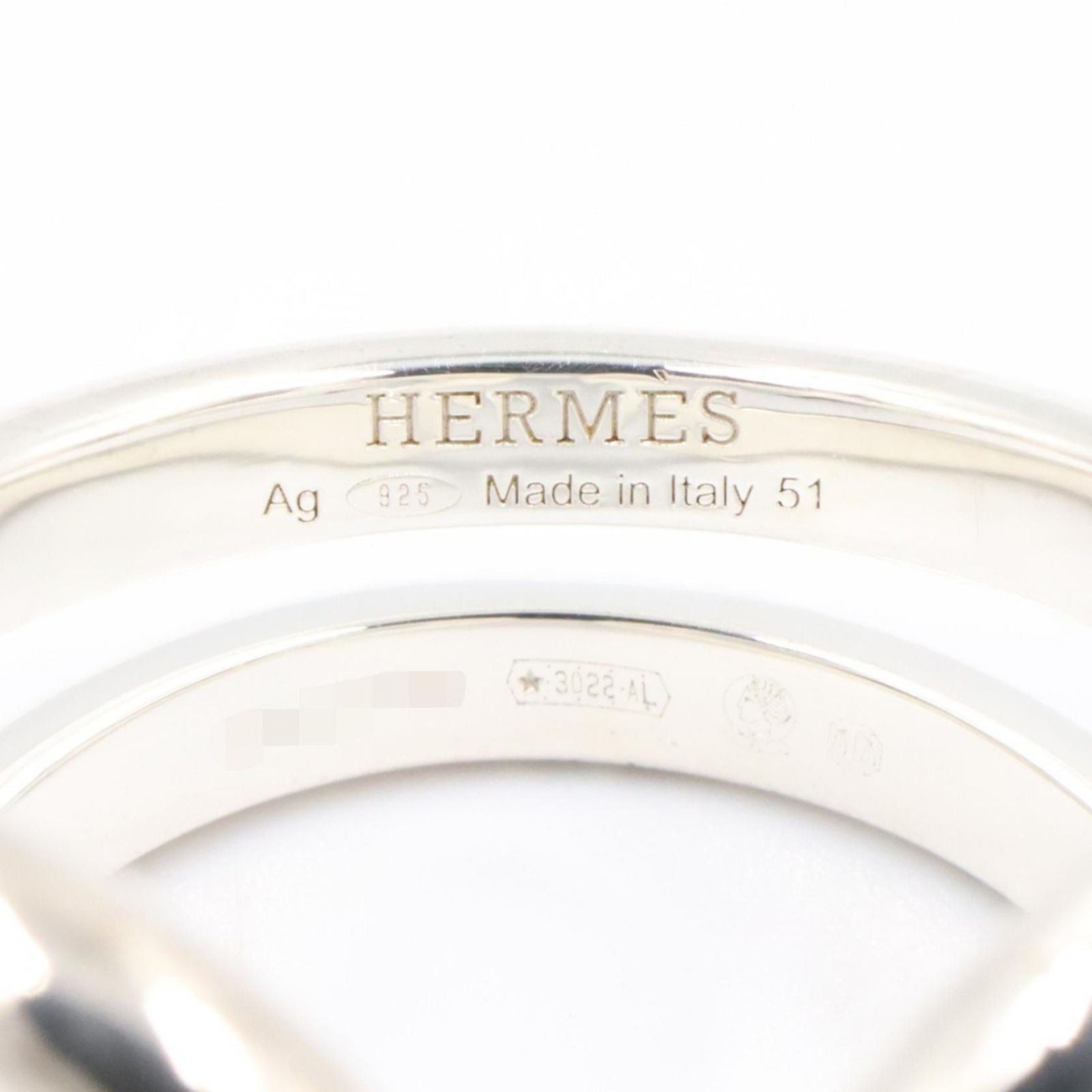 Hermes Ring Lima 925 Sterling Silver — view 4