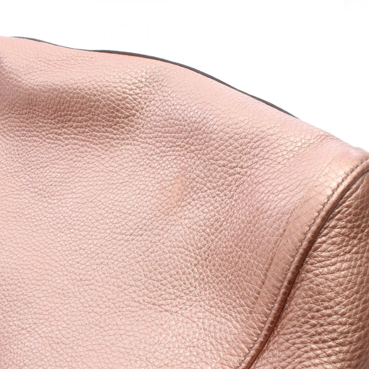 Gucci Tote Bag Soho Cellarius Interlocking Metallic Pink Leather — view 7