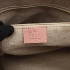 Gucci Interlocking 2-Way Pink Leather Charm Shoulder Bag — view 4