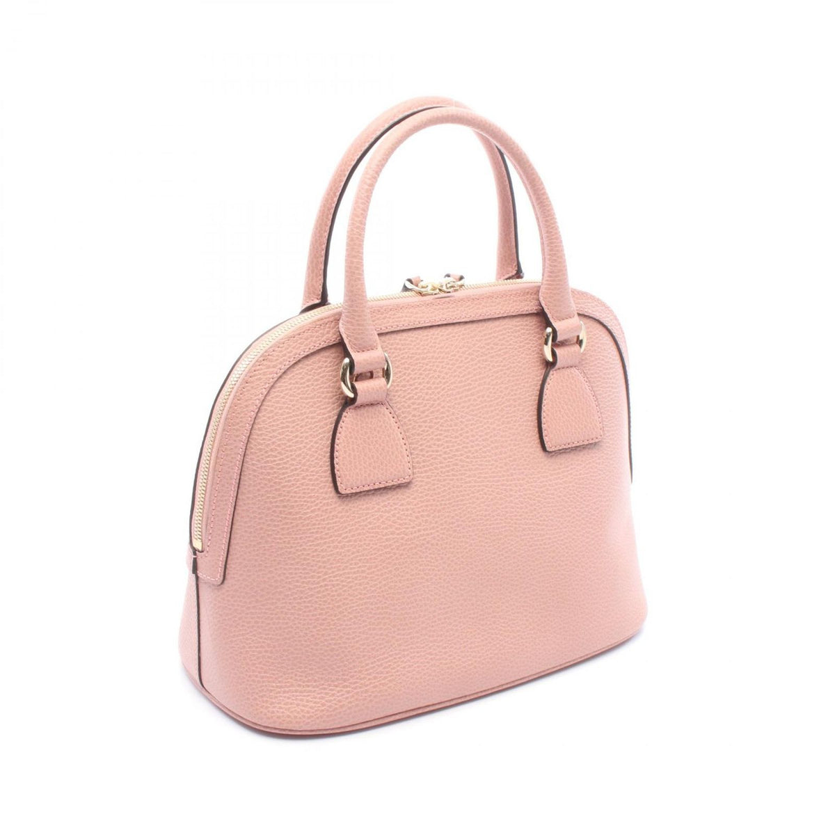 Gucci Interlocking 2-Way Pink Leather Charm Shoulder Bag — view 2
