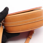 Celine Shoulder Bag C Macadam Pink Beige Suede Leather — view 6