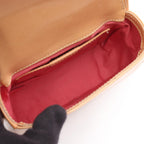 Celine Shoulder Bag C Macadam Pink Beige Suede Leather — view 3