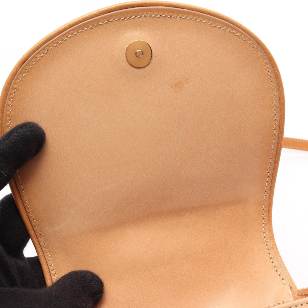 Celine Shoulder Bag C Macadam Pink Beige Suede Leather — view 5