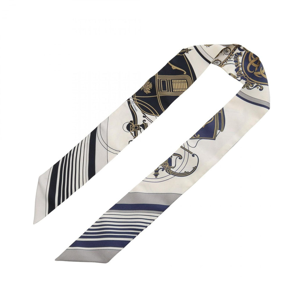 Hermes Scarf Twill Ex Libris Silk — view 3