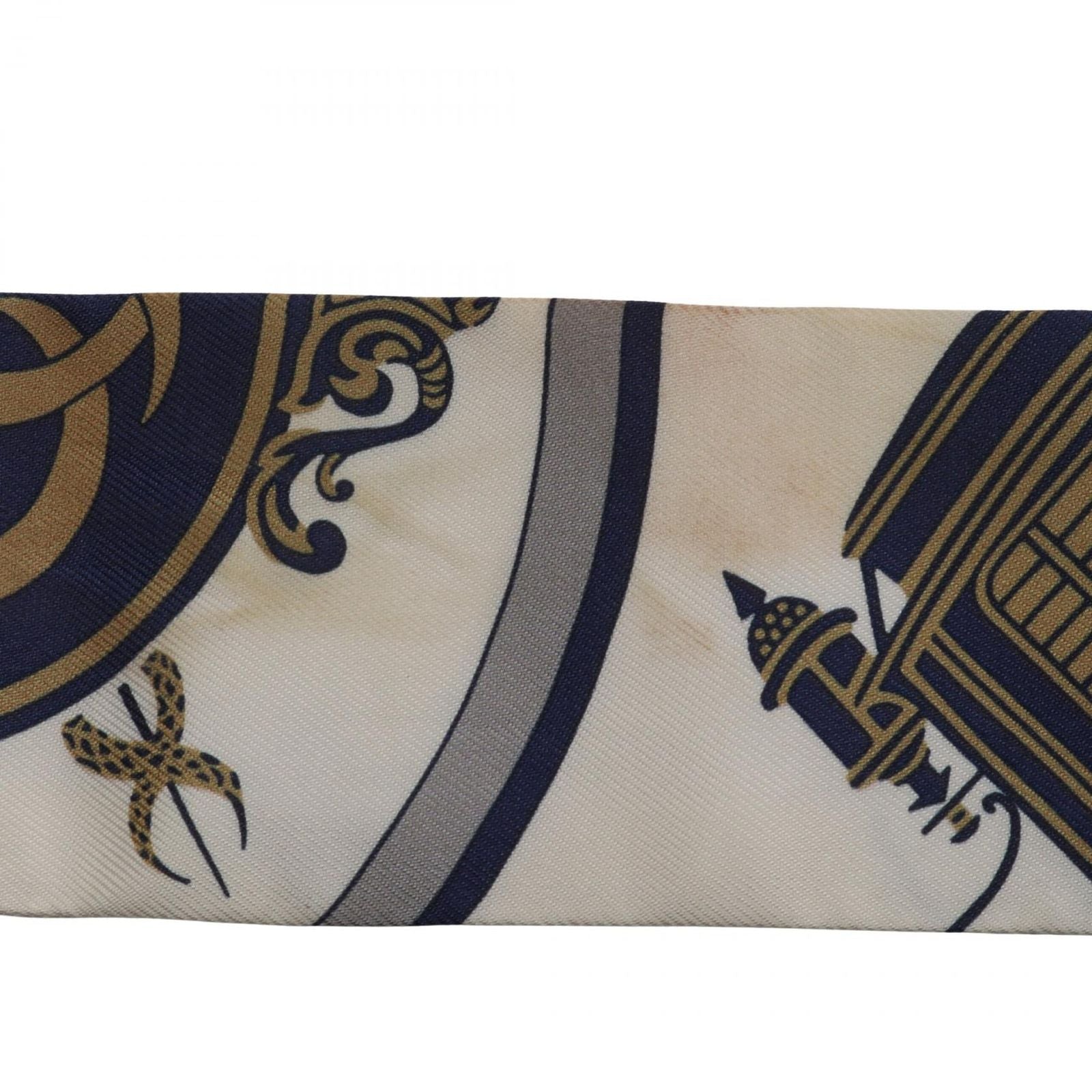 Hermes Scarf Twill Ex Libris Silk — view 6