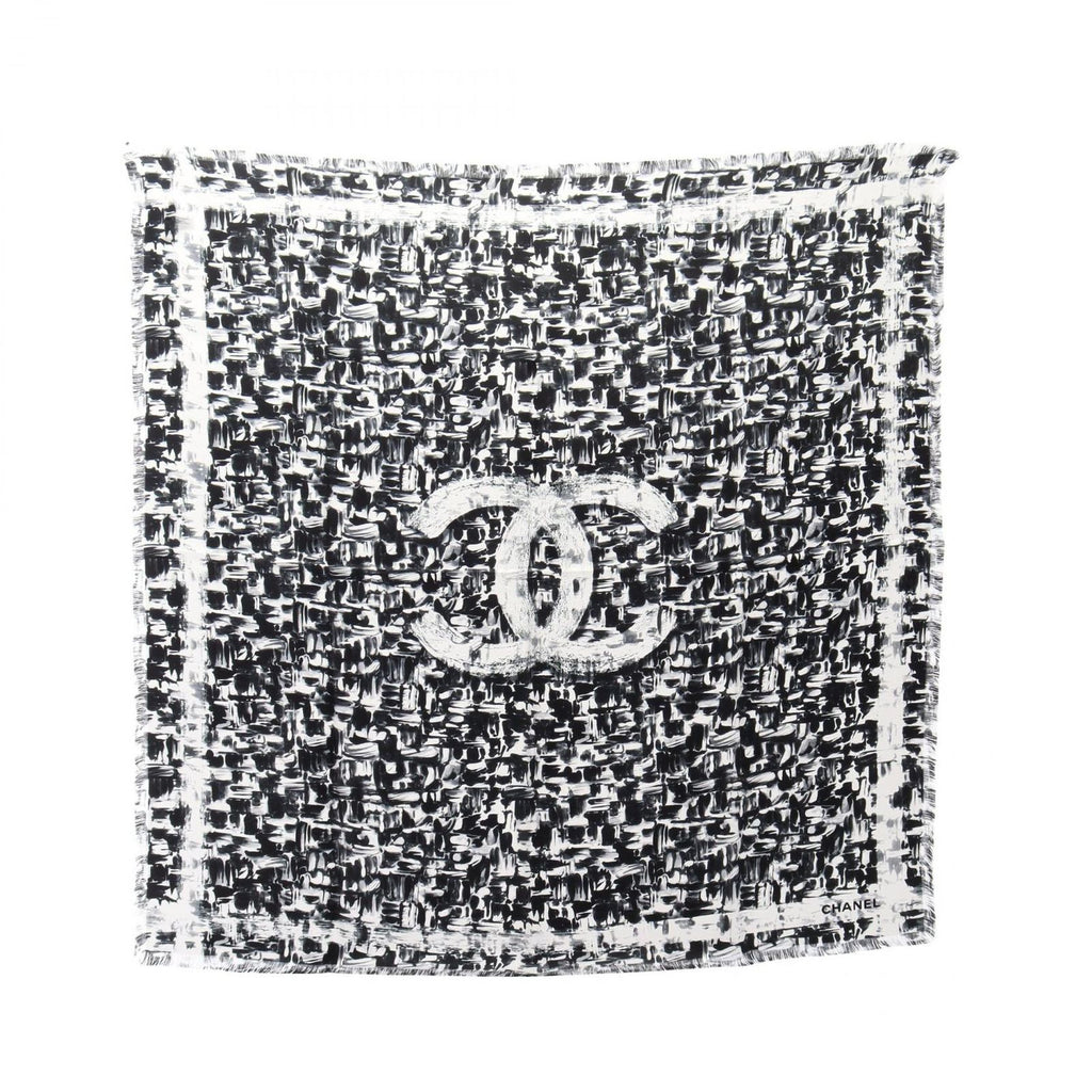 Chanel Scarf CC Logo Silk