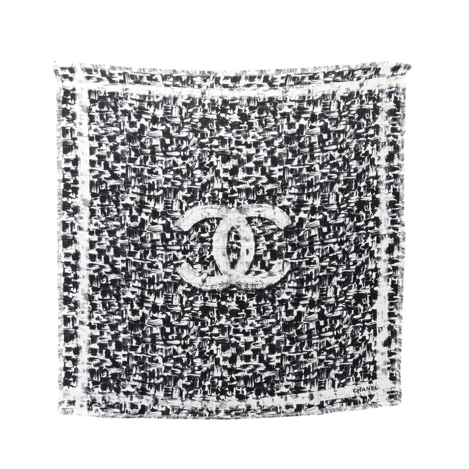 Chanel Scarf CC Logo Silk