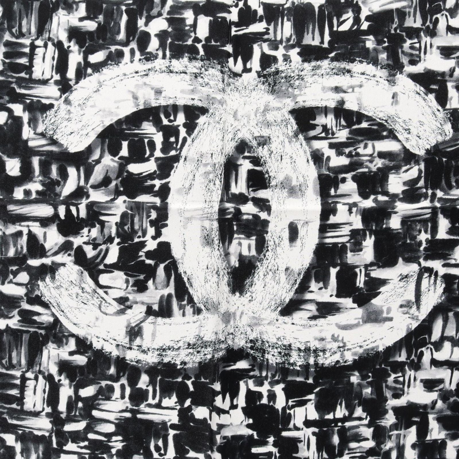 Chanel Scarf CC Logo Silk — view 5
