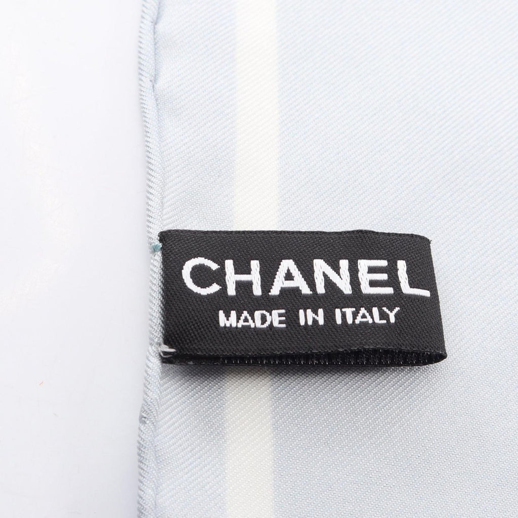 Chanel Scarf CC Logo All Over Silk — view 2
