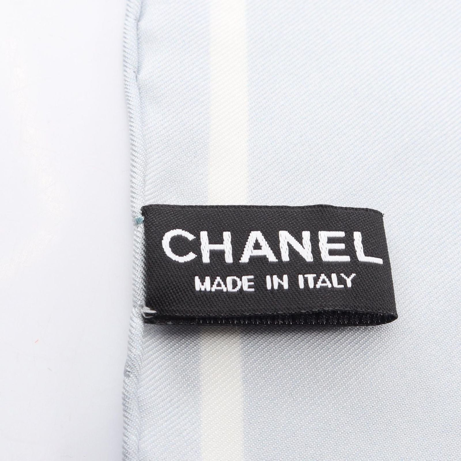 Chanel Scarf CC Logo All Over Silk — view 2