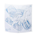 Chanel Scarf CC Logo All Over Silk