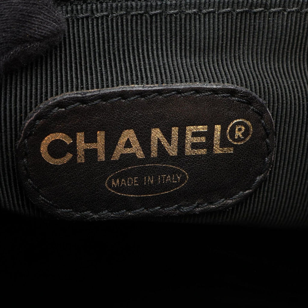 Chanel Backpack Triple Coco Black Caviar Leather — view 4