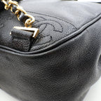 Chanel Backpack Triple Coco Black Caviar Leather — view 8