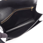 Louis Vuitton Clutch Series Dragonne Noir Leather Pochette — view 3
