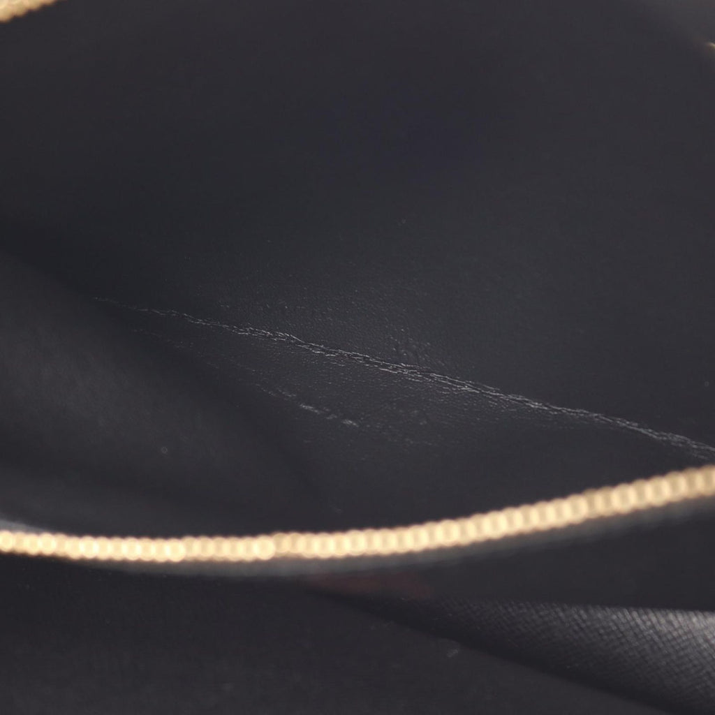 Louis Vuitton Clutch Series Dragonne Noir Leather Pochette — view 6