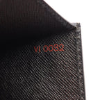 Louis Vuitton Clutch Series Dragonne Noir Leather Pochette — view 5