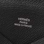 Hermes Coin Case Calvi Black Leather — view 5