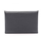 Hermes Coin Case Calvi Black Leather