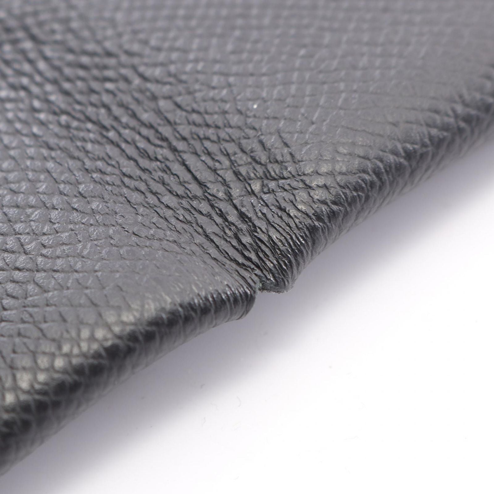 Hermes Coin Case Calvi Black Leather — view 7