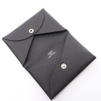 Hermes Coin Case Calvi Black Leather — view 4