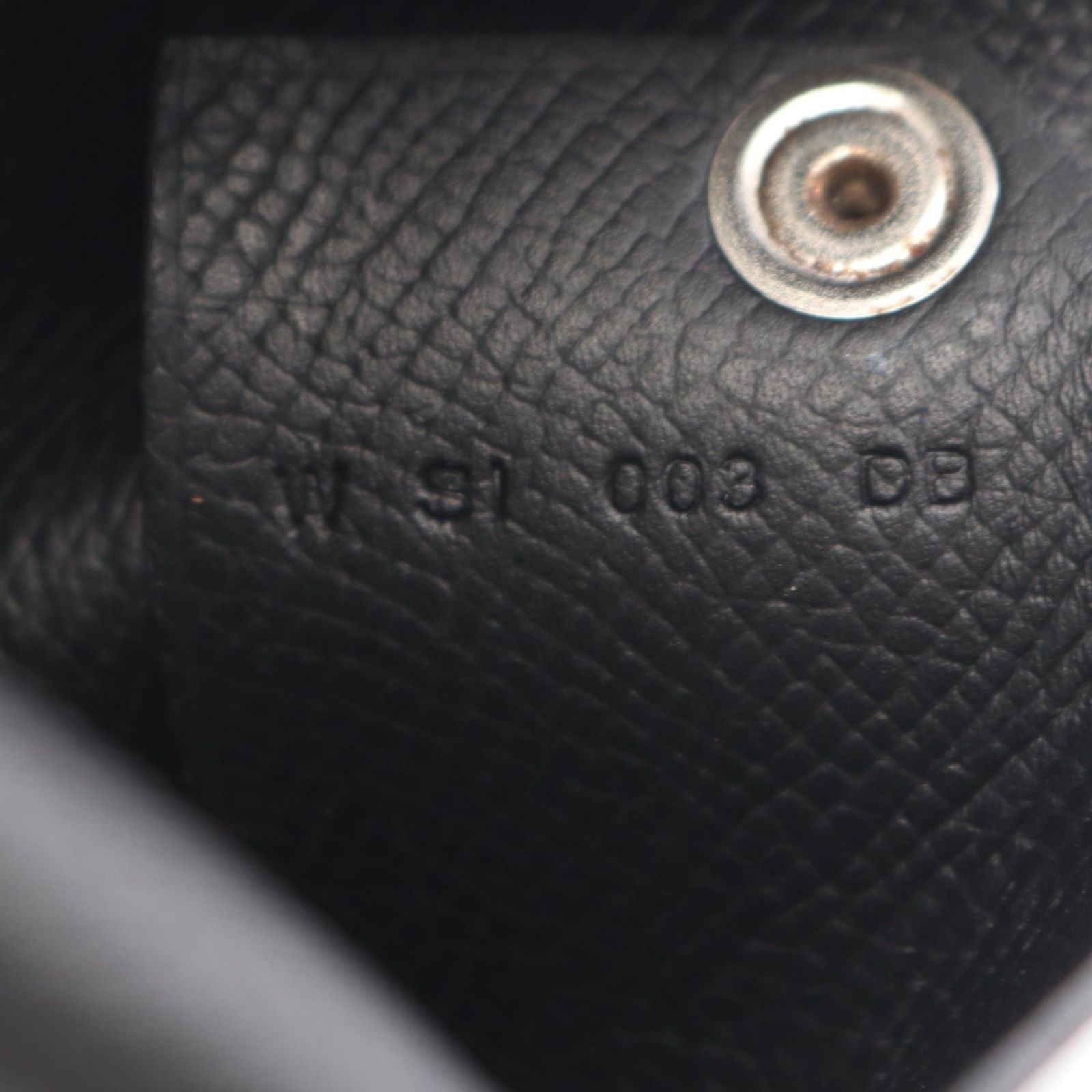 Hermes Coin Case Calvi Black Leather — view 6