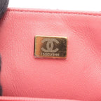 Chanel Shoulder Bag Mini Quilted Pink Lambskin Chain — view 5