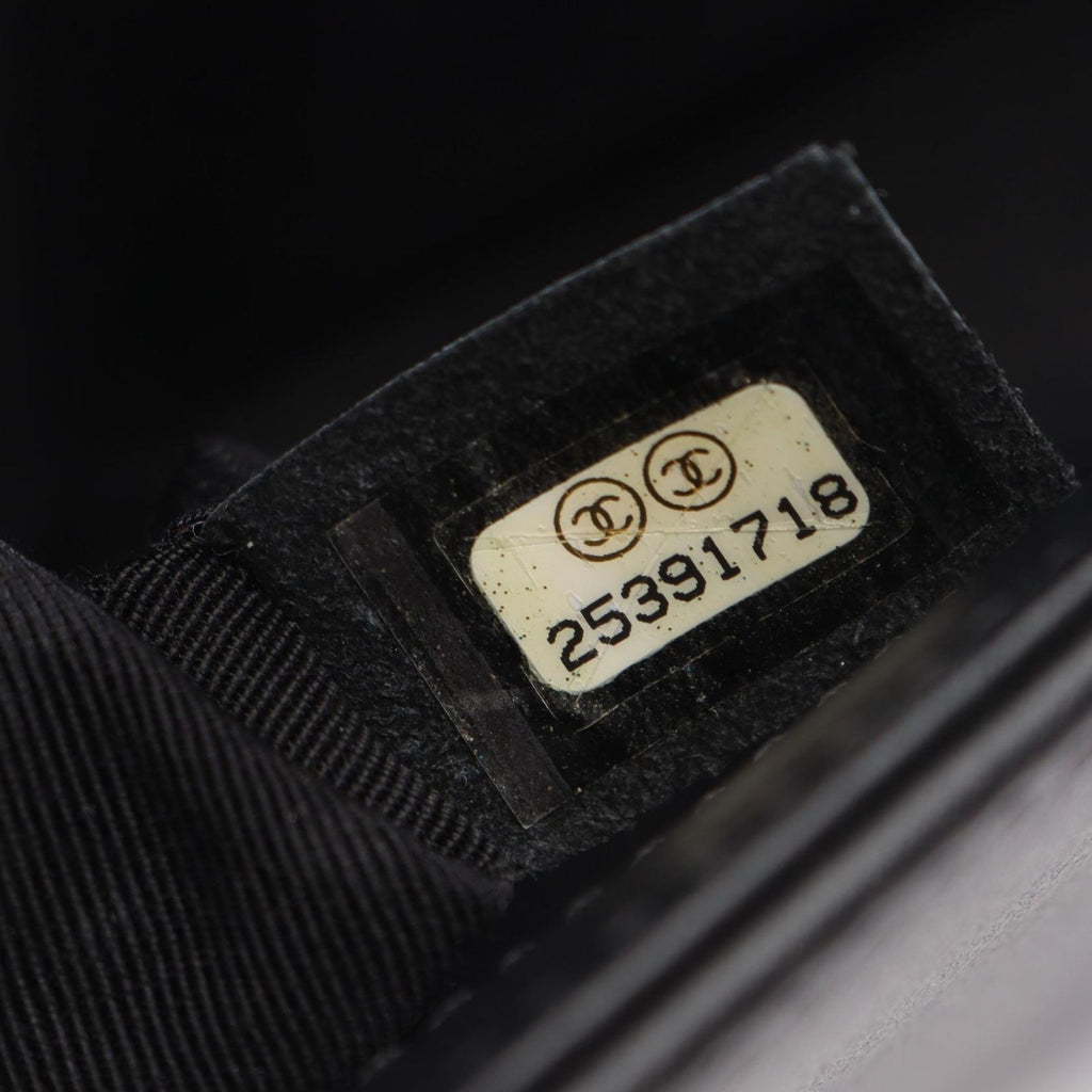 Chanel Shoulder Bag Boy Small Black Lambskin Chain — view 5
