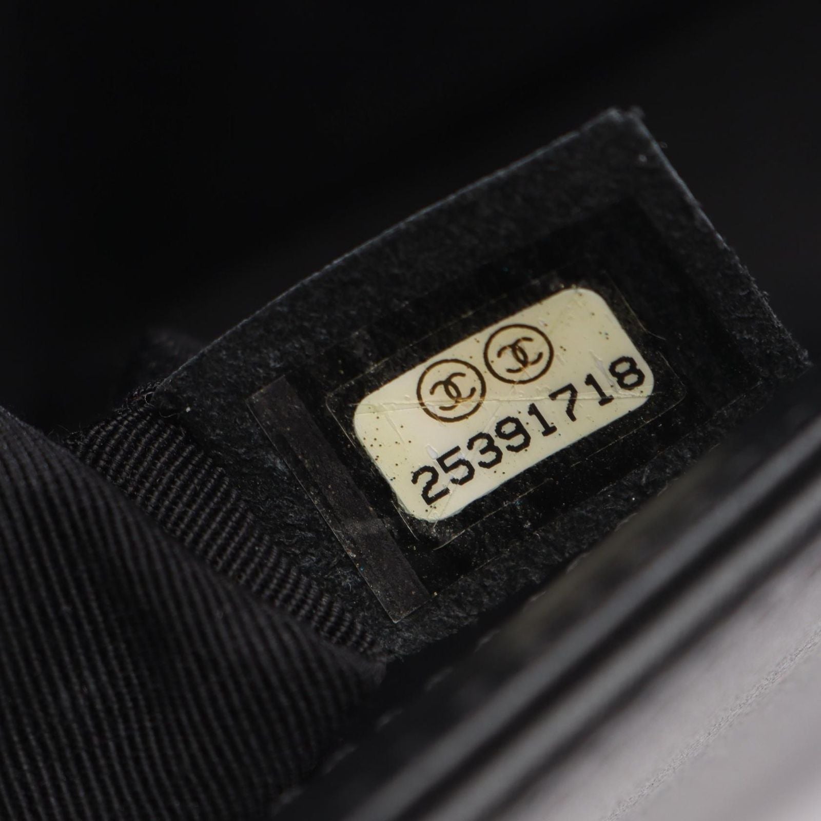 Chanel Shoulder Bag Boy Small Black Lambskin Chain — view 5