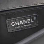 Chanel Shoulder Bag Boy Small Black Lambskin Chain — view 4